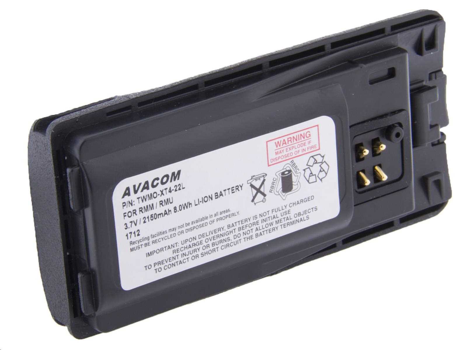 AVACOM Motorola XT460,  XT420,  RM series Li-Ion 3, 7V 2150mAh2 