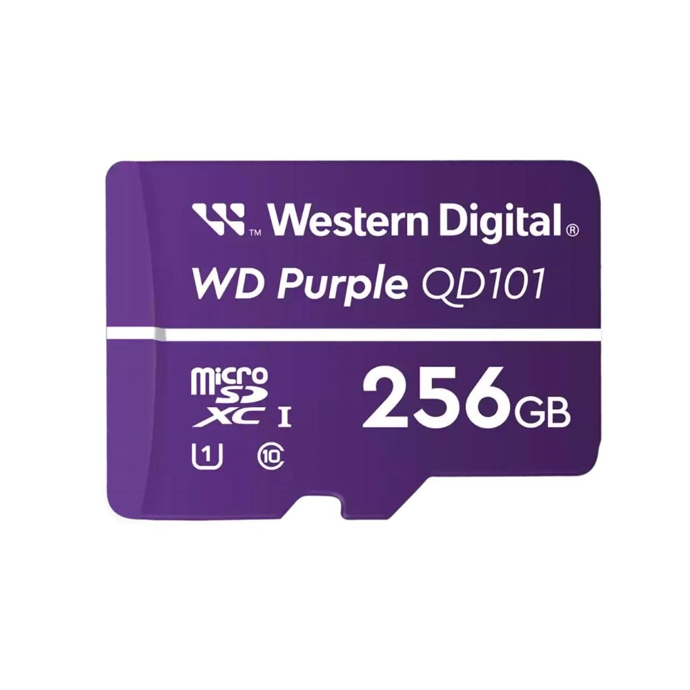 Karta WD MicroSDXC 256GB Purple WDD256G1P0C Trieda 10 (R:100/W:60 MB/s)0 