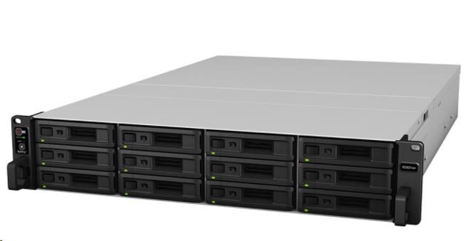 Synology RS3621xs+ RackStation (8C/ XeonD-1541/ 2, 1-2, 7 GHz/ 8 GBRAM/ 12xSATA/ 2xUSB3.0/ 4xGbE/ 2x10GbE/ 2xPCIe)0 