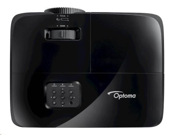 Optoma projektor W400LVe (DLP,  FULL 3D,  WXGA,  4 000 ANSI,  25 000:1,  VGA,  HDMI,  RS232,  1x10W speaker)3 