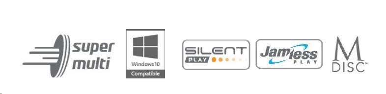 HITACHI LG - interná mechanika DVD-W/ CD-RW/ DVD±R/ ±RW/ RAM/ M-DISC GTC2N,  Slim,  12.7 mm zásobník,  čierny,  voľne ložený bez1 