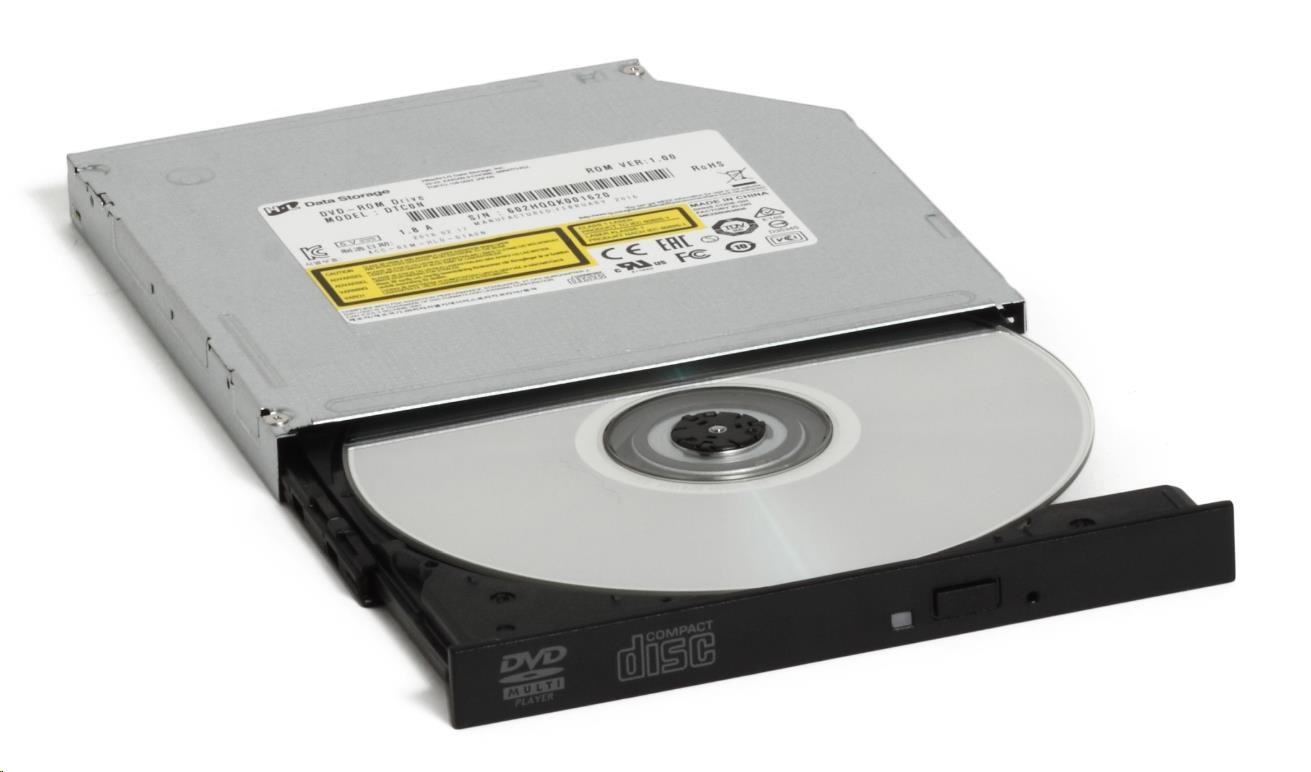 HITACHI LG - interná mechanika DVD-ROM/ CD-RW/ DVD±R/ ±RW/ RAM/ M-DISC DTC2N,  Slim,  12.7 mm zásobník,  čierny,  voľne ložený b2 