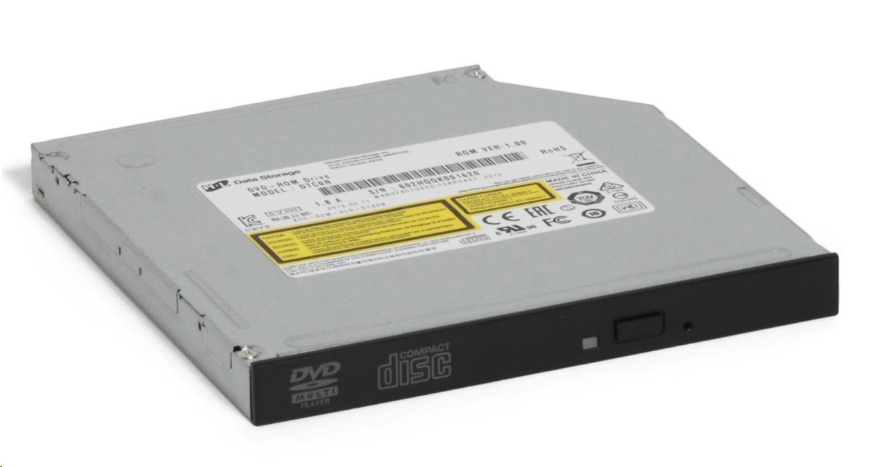 HITACHI LG - interná mechanika DVD-ROM/ CD-RW/ DVD±R/ ±RW/ RAM/ M-DISC DTC2N,  Slim,  12.7 mm zásobník,  čierny,  voľne ložený b1 
