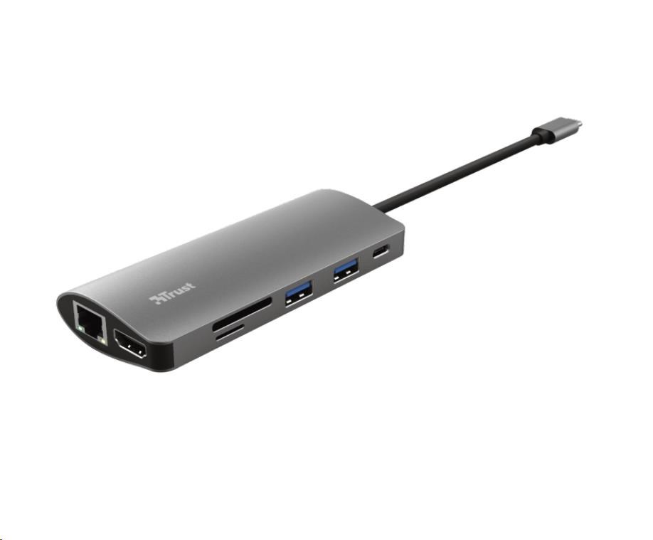 Adaptér TRUST DALYX, 7 v 1, USB-C0 