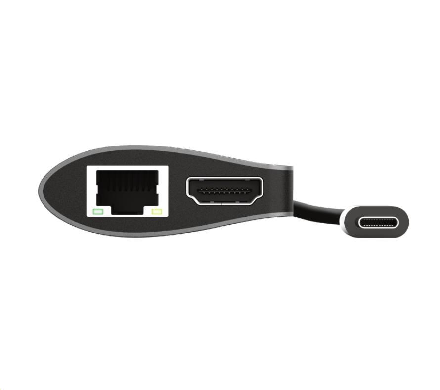 Adaptér TRUST DALYX, 7 v 1, USB-C4 