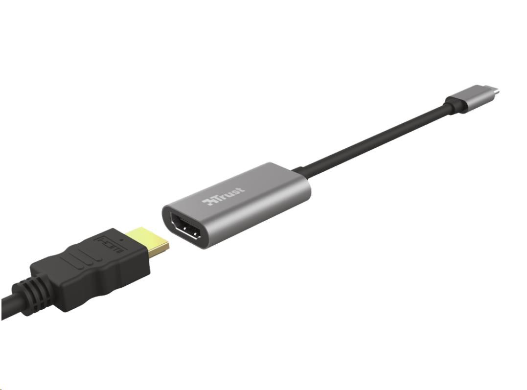Adaptér TRUST DALYX,  USB-C na HDMI,  20 cm2 