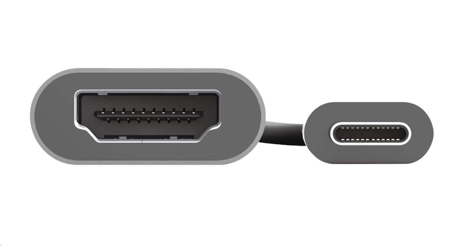 Adaptér TRUST DALYX,  USB-C na HDMI,  20 cm3 