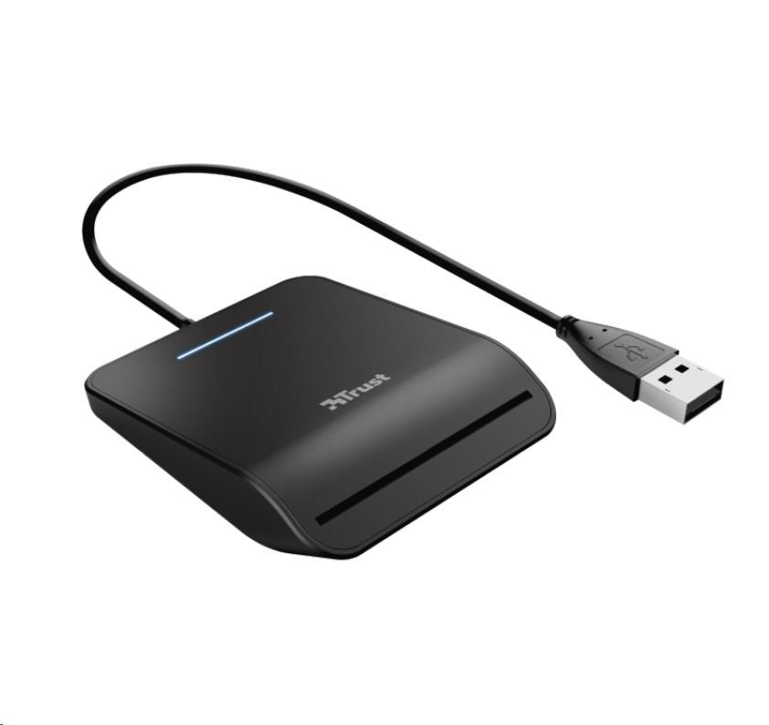 Čítačka kariet TRUST PRIMO (DNI, smartcard), externá, USB, 100 cm4 