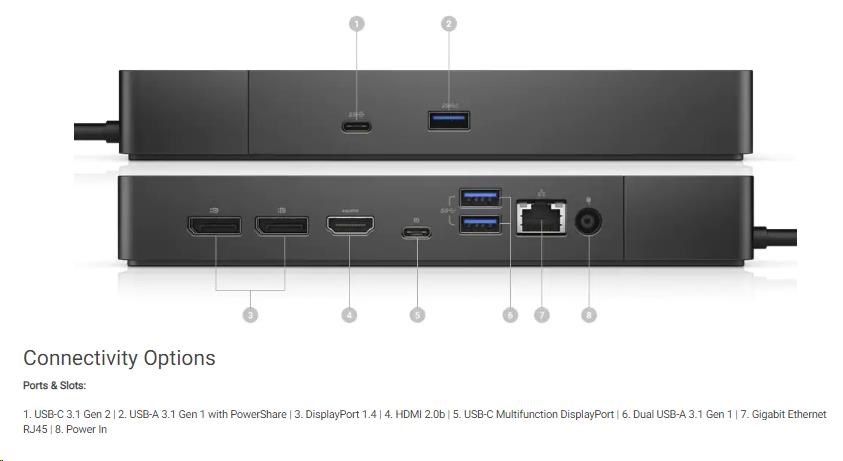 DELL Dock WD19S 180W4 