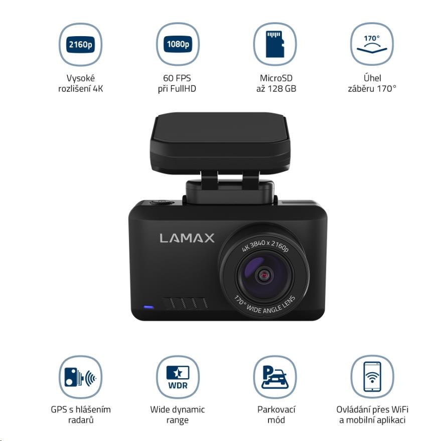 LAMAX T10 4K GPS (s hlášením radarů)2 