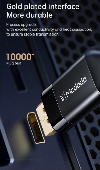 McDodo DisplayPort / DisplayPort 4K 60Hz kábel M/M 2m0 