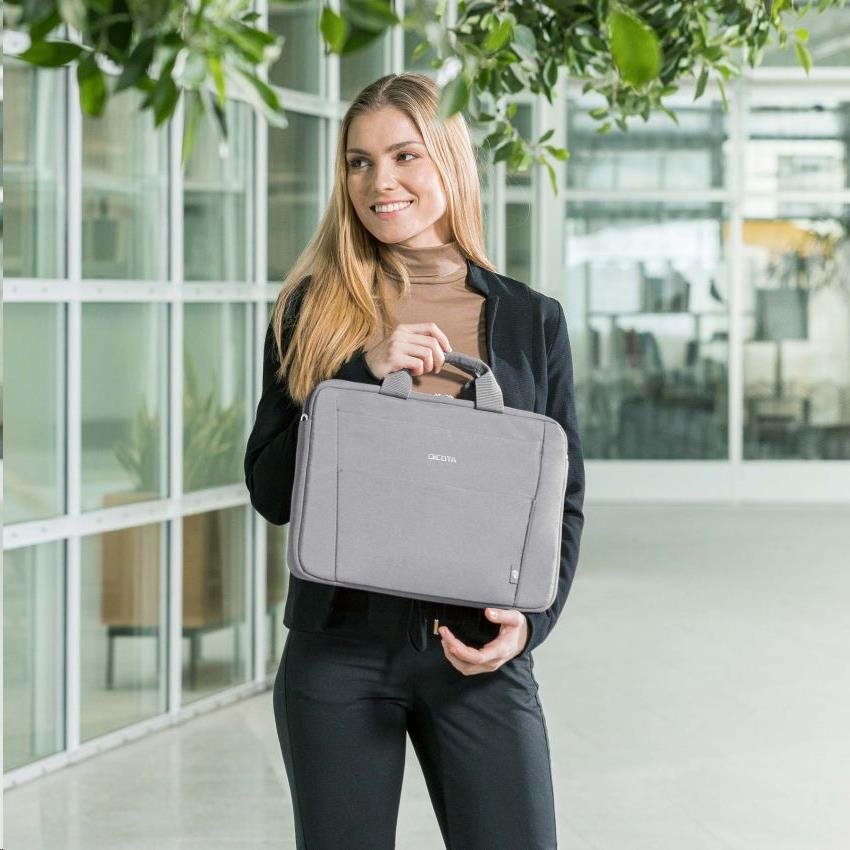 DICOTA Eco Slim Case BASE 13-14.1 Sivá5 