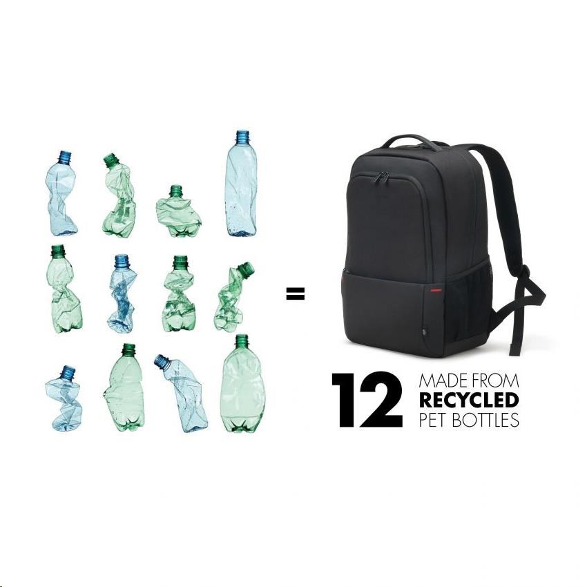 DICOTA Eco Backpack Plus BASE 13-15.6,  čierna7 