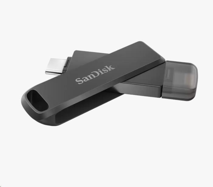 SanDisk Flash disk 128 GB iXpand Luxe,  USB-C + Lightning1 