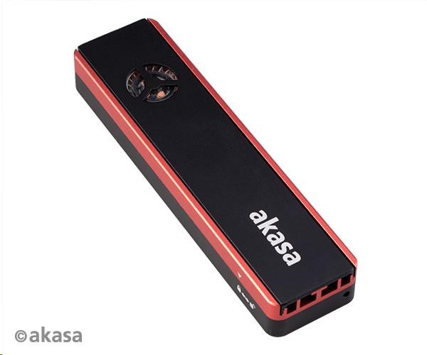 Externý box AKASA Vegas SSD Mate,  pre M.2 disky SSD SATA/ NVMe,  USB 3.2 Gen 2,  10Gb/ s,  RGB,  hliník3 