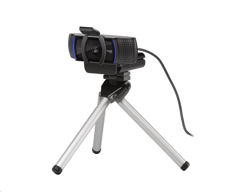 Logitech HD Webcam C920S,  kamera vrátane. čiapky0 