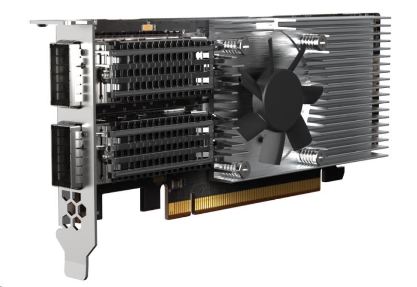 QNAP QXG-100G2SF-E810 - 100GbE (2porty) PCIe karta; nízky profil; PCIe Gen4 x162 