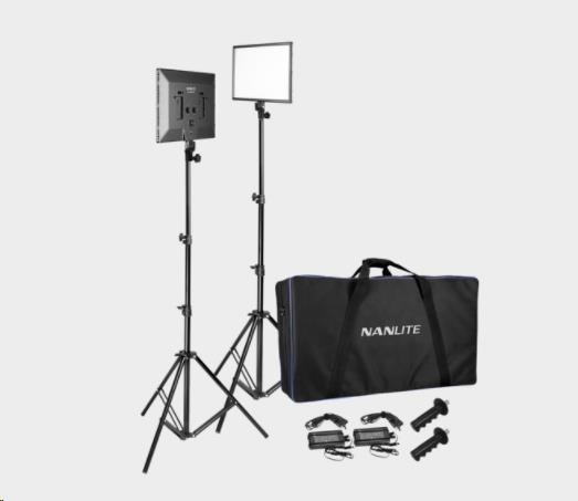 Nanlite LumiPad 25 Set -  2x stativ a rukojeť,  brašna3 