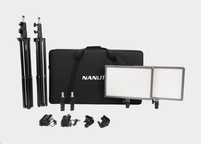 Nanlite LumiPad 25 Set -  2x stativ a rukojeť,  brašna3 