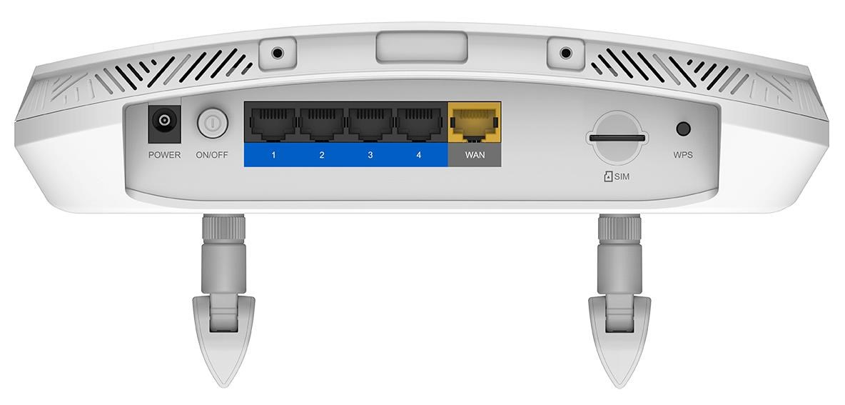 D-Link DWR-978 5G/ 4G LTE bezdrôtový AC2600 WiFi router,  slot na SIM kartu,  4x gigabitová LAN,  1x gigabitová WAN3 