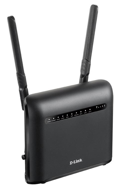 D-Link DWR-953V2 4G LTE bezdrôtový AC1200 WiFi router, slot na SIM kartu, 4x gigabit0 