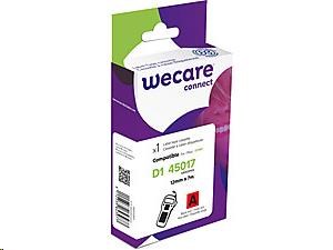 Páska WECARE ARMOR pre DYMO S0720570,  čierna/ červená,  12 mm x 7 m0 