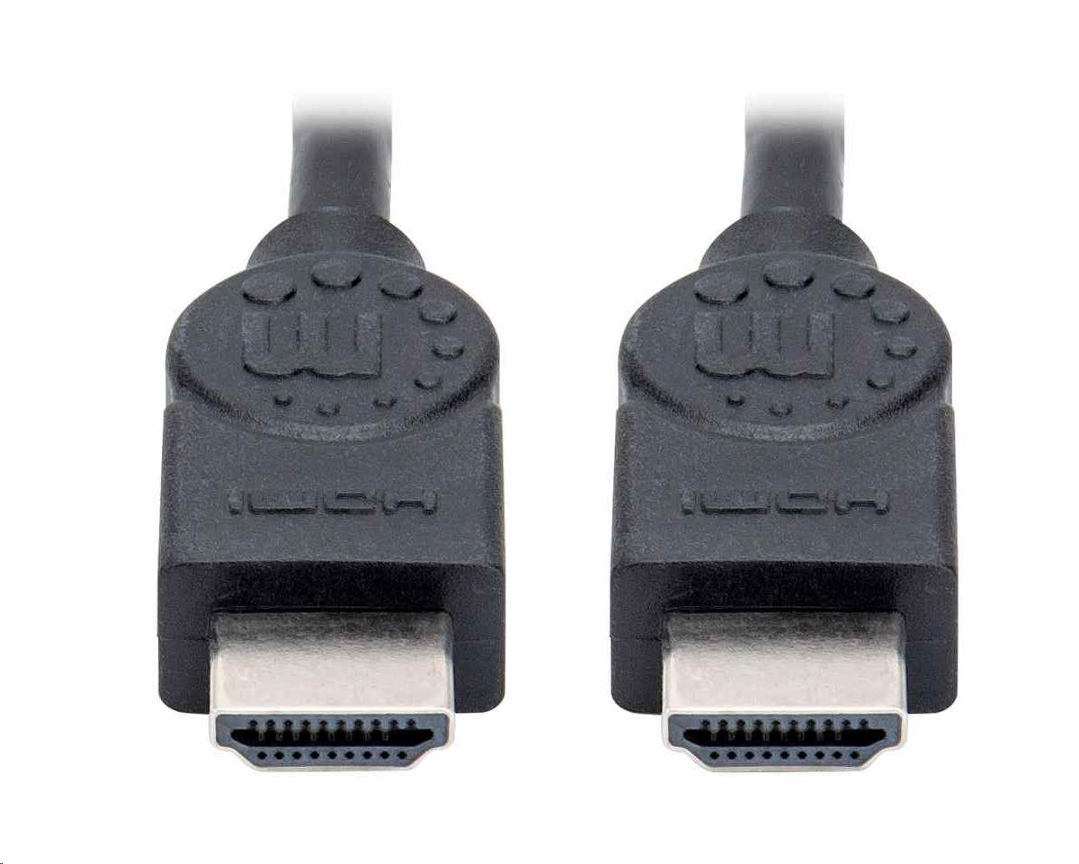 Manhattan HDMI kábel,  ARC,  3D,  4K@30Hz,  tienený,  1.5 m,  čierna1 