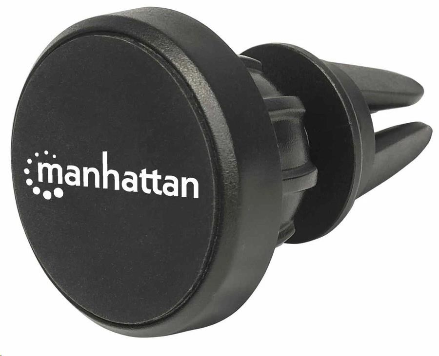Držiak telefónu do auta Manhattan,  magnetický držiak telefónu do ventilácie v aute,  čierny