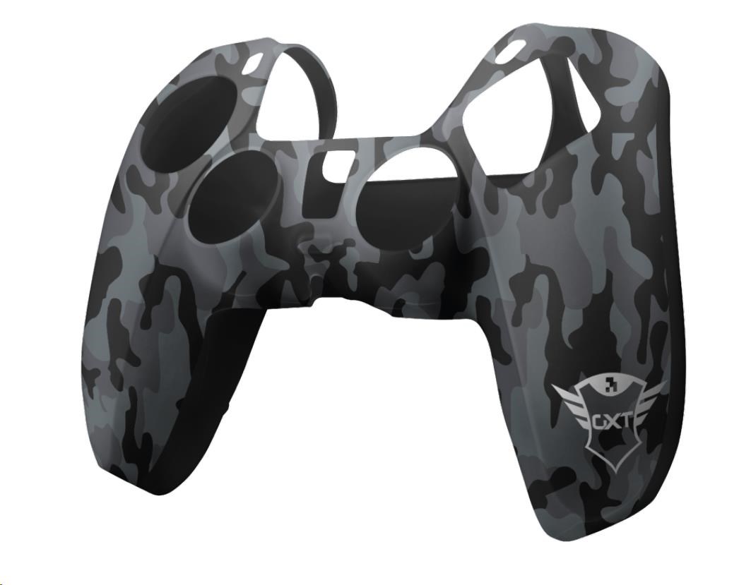 TRUST Obal na ovladač GXT 748 Controller Silicone Sleeve PS5,  black camo1 