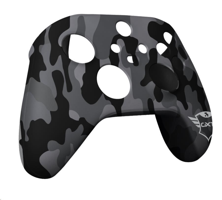 TRUST Obal na ovladač GXT 749K Controller Silicon Skins for Xbox,  black camo0 
