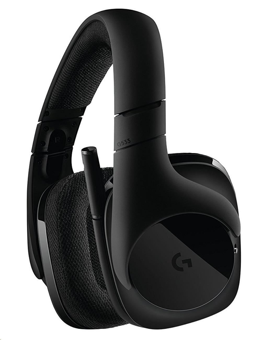 Logitech herní sluchátka G533,  Wireless Gaming Headset4 