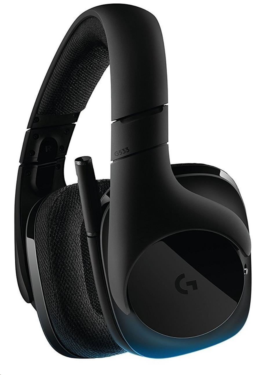 Logitech herní sluchátka G533,  Wireless Gaming Headset5 