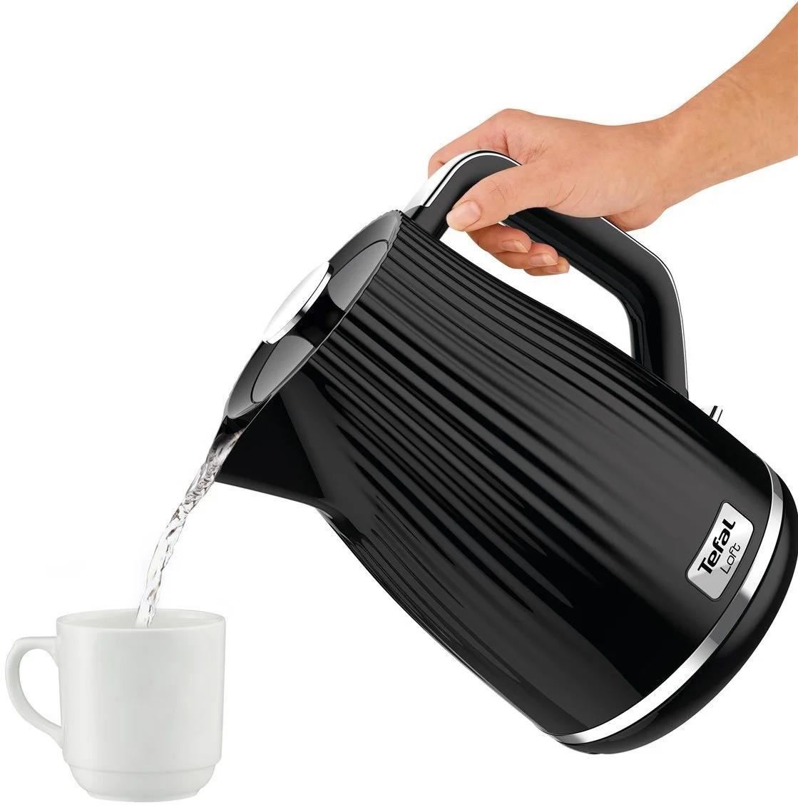Tefal KO250830 Loft rychlovarná konvice,  2400 W,  1.7 l,  kontrolka,  automatické vypnutí,  černá4 