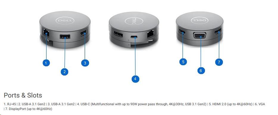 DELL DA310 USB-C Mobile Adapter2 
