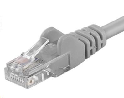 PremiumCord Patch kabel UTP RJ45-RJ45 CAT6 10m šedá0 