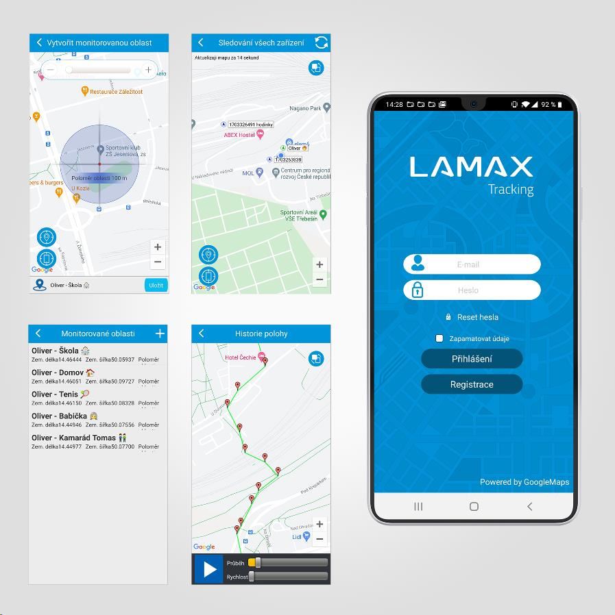 LAMAX GPS Locator + obojek8 