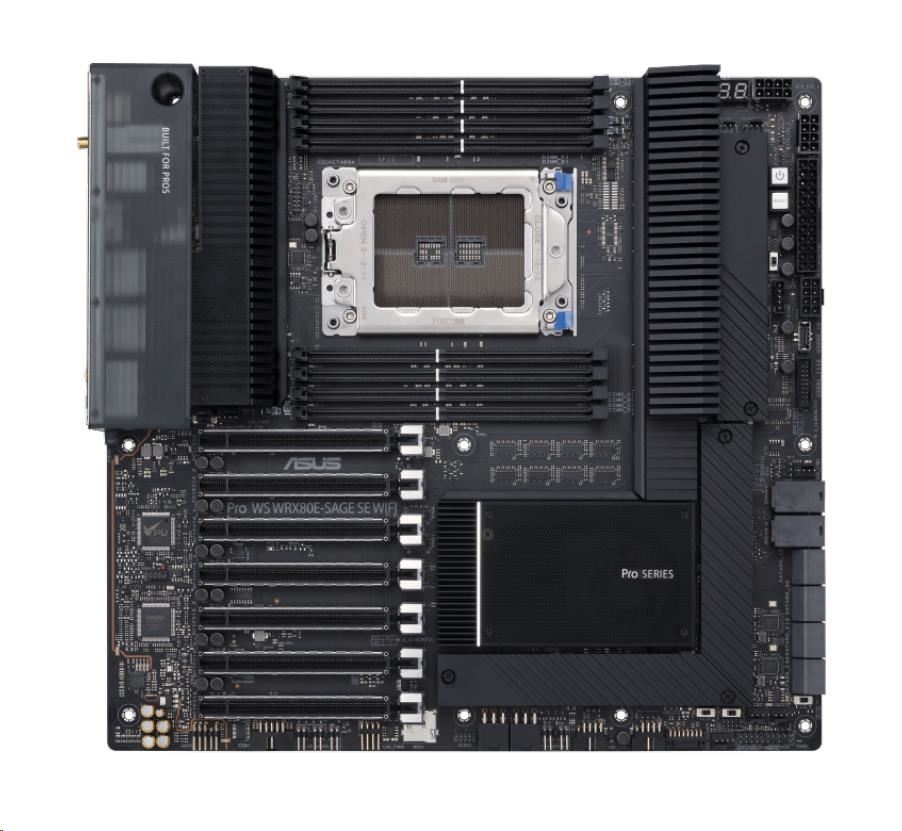 ASUS MB Sc sWRX8 PRO WS WRX80E-SAGE SE WIFI,  AMD WRX80,  8xDDR4,  WI-FI,  E-ATX4 