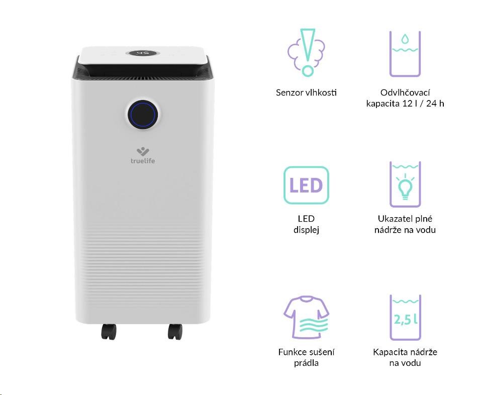 TrueLife AIR Dehumidifier DH5 Touch - odvlhčovač vzduchu3 