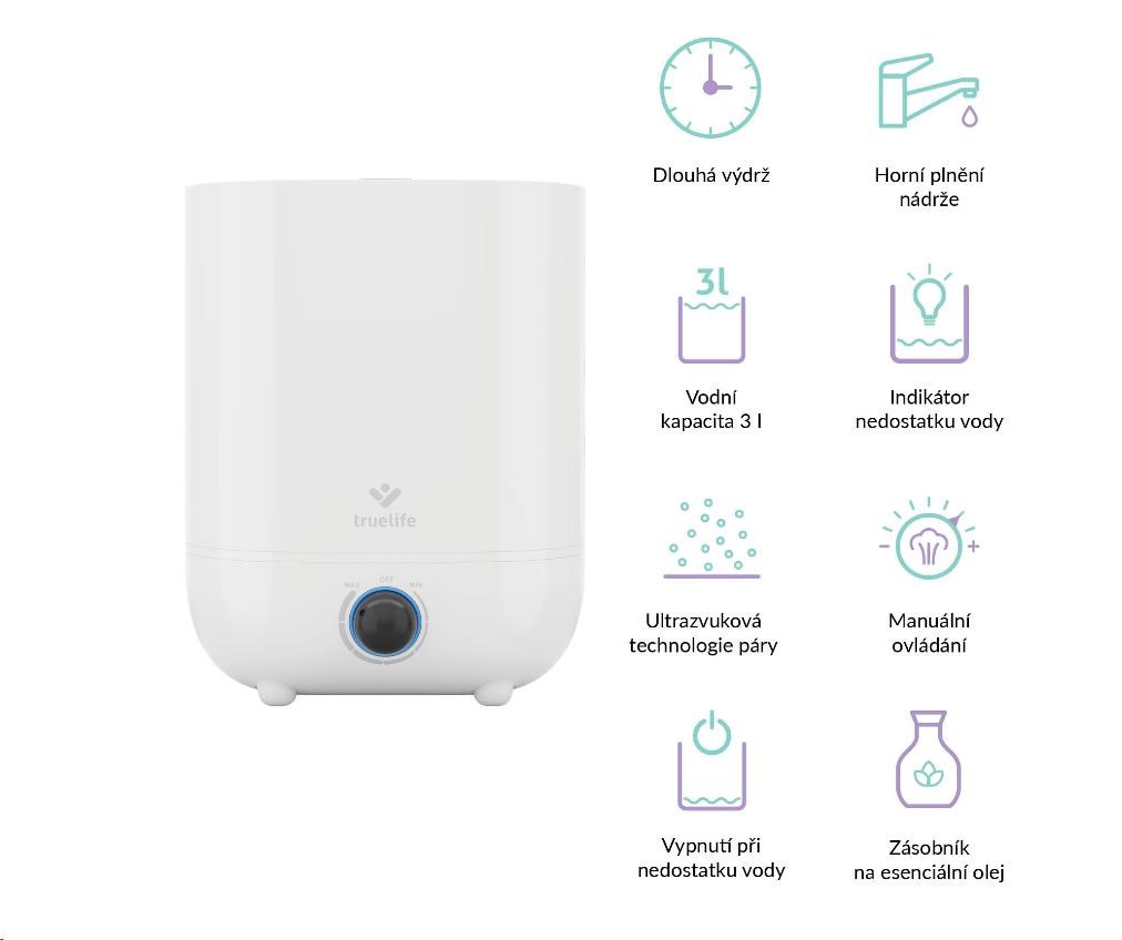TrueLife AIR Humidifier H3 - zvlhčovač vzduchu1 