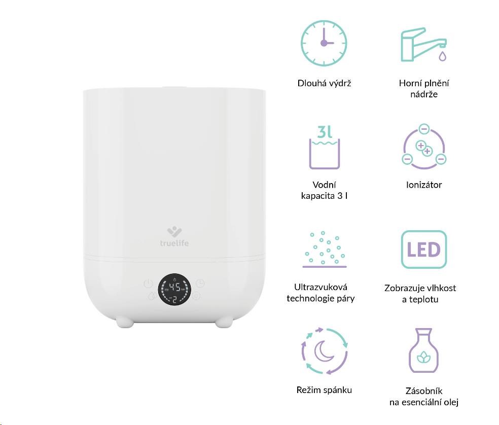 TrueLife AIR Humidifier H5 Touch - zvlhčovač vzduchu2 