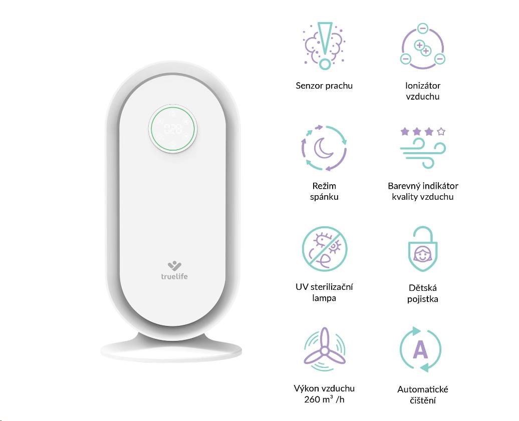 TrueLife AIR Purifier P5 WiFi - čistička vzduchu1 
