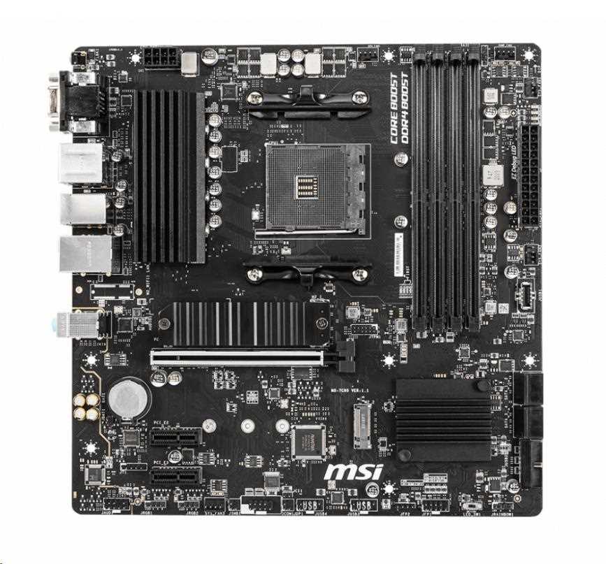 MSI MB Sc AM4 B550M PRO-VDH, AMD B550, 4xDDR4, 1xDP, 1xHDMI, 1xVGA, mATX1 