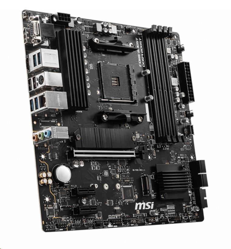 MSI MB Sc AM4 B550M PRO-VDH, AMD B550, 4xDDR4, 1xDP, 1xHDMI, 1xVGA, mATX2 