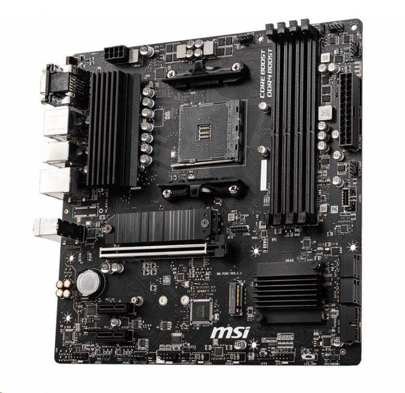 MSI MB Sc AM4 B550M PRO-VDH, AMD B550, 4xDDR4, 1xDP, 1xHDMI, 1xVGA, mATX3 