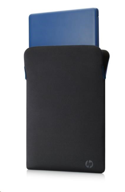 Ochranné obojstranné puzdro na notebook HP 14 Black/Blue - puzdro2 