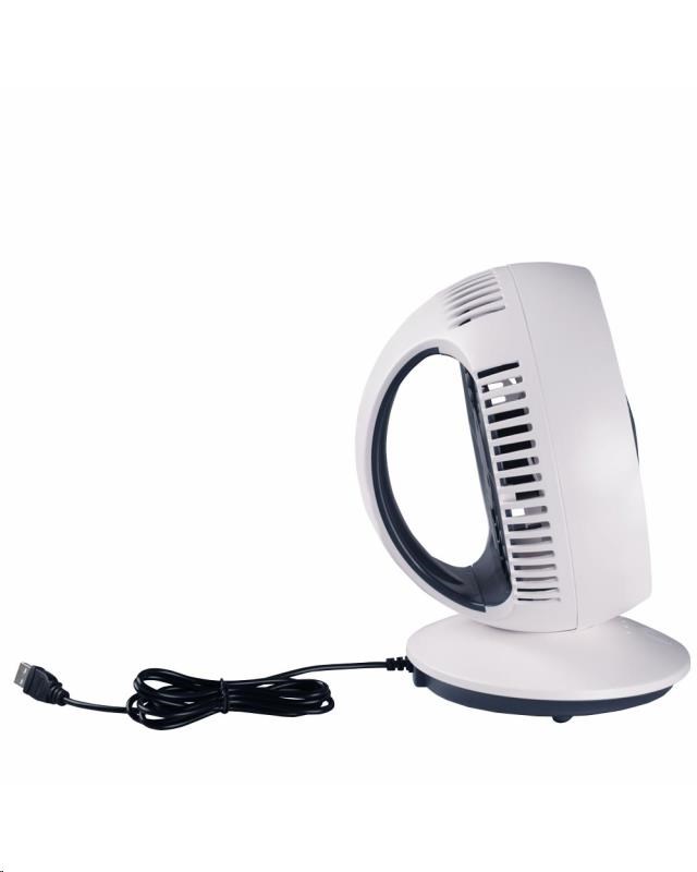 Orava SF-5 mini stolní ventilátor,  4 W,  oscilace,  USB nabíjení,  3 rychlosti,  průměr 15 cm5 