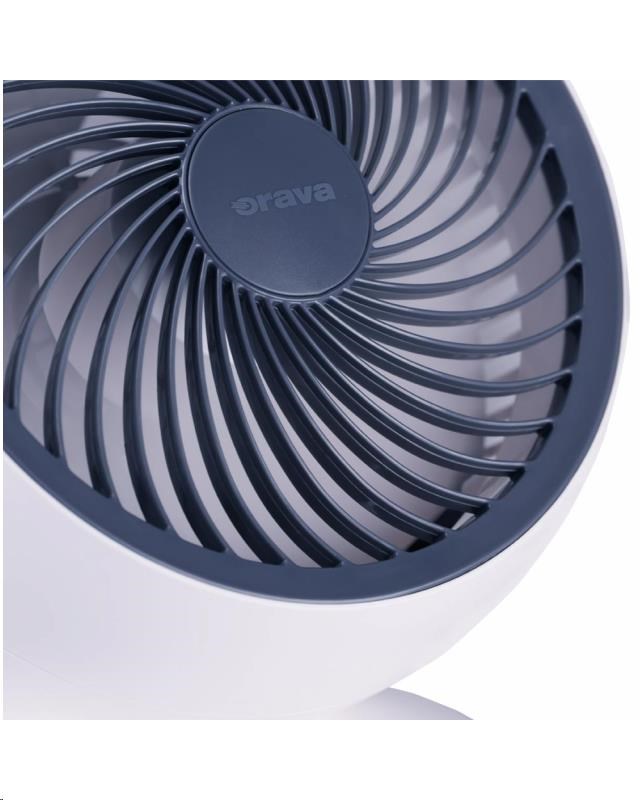 Orava SF-5 mini stolní ventilátor,  4 W,  oscilace,  USB nabíjení,  3 rychlosti,  průměr 15 cm6 