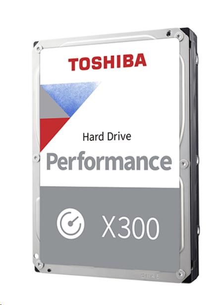 TOSHIBA HDD X300 6TB,  SATA III,  7200 otáčok za minútu,  256 MB cache,  3, 5