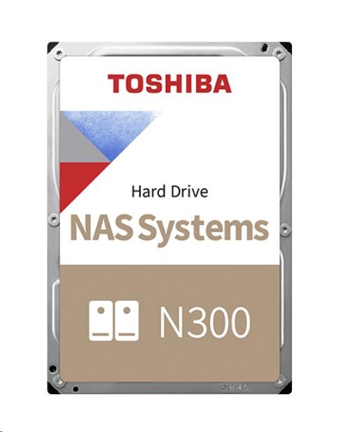 TOSHIBA HDD N300 NAS 8TB,  SATA III,  7200 otáčok za minútu,  256MB cache,  3, 5