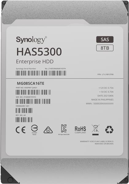 Synology HDD HAS5300-8T (8TB, SAS 12Gb/s, 256MiB)0 